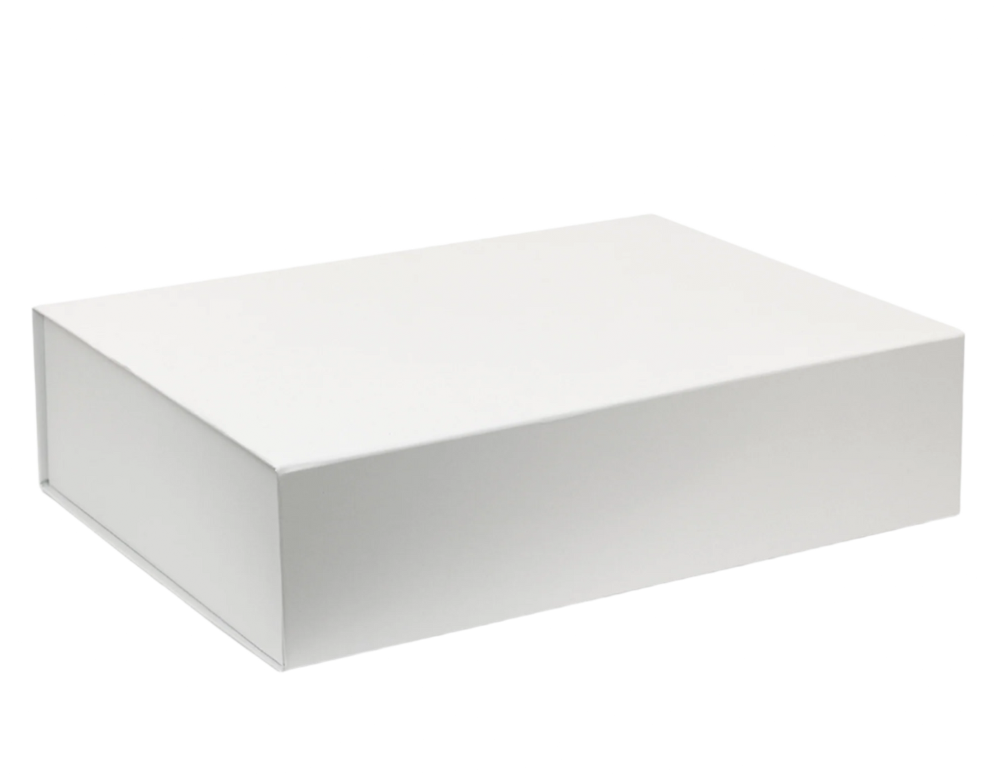 White Magnetic Close Gift Box – Branded