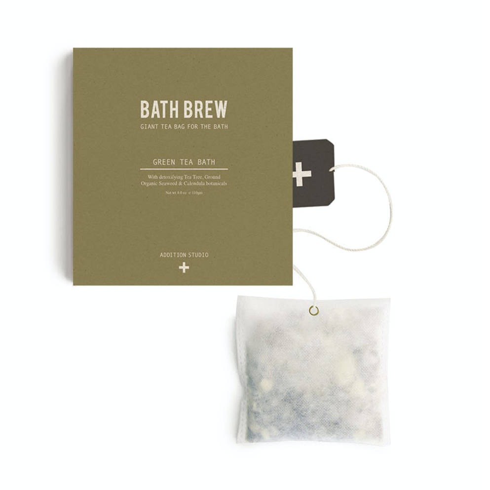 Addition Studio – Green Tea Bath Brew Pocket