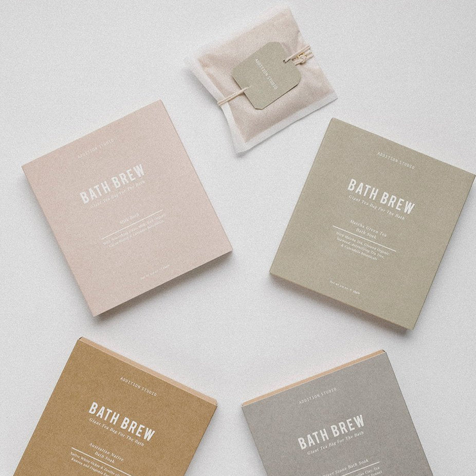 Addition Studio – Green Tea Bath Brew Pocket