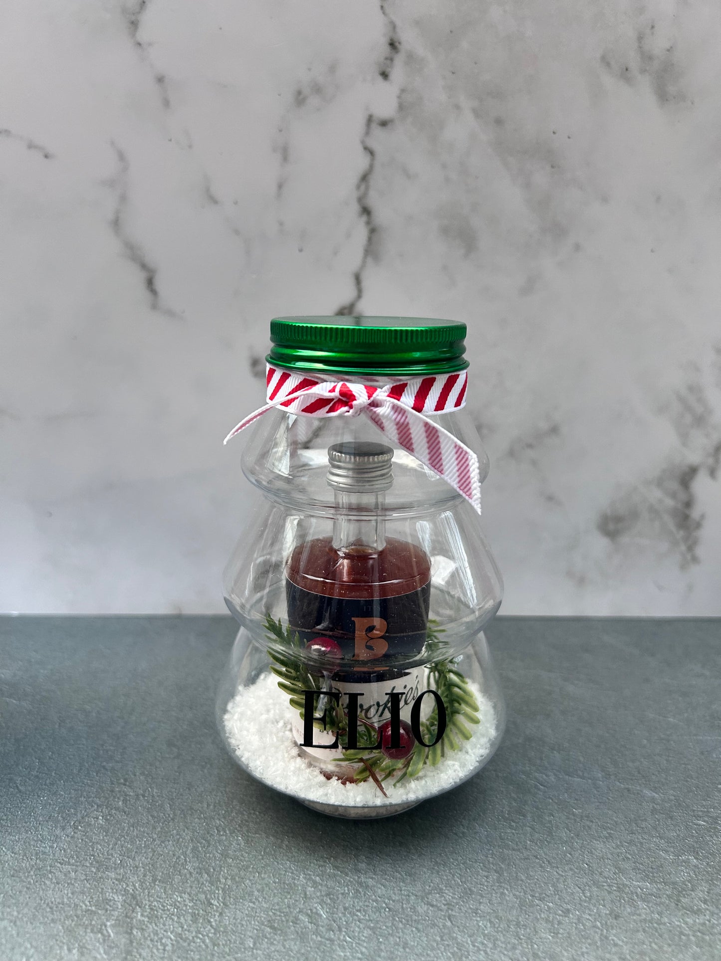 Brookies Gin personalised Christmas tree gift