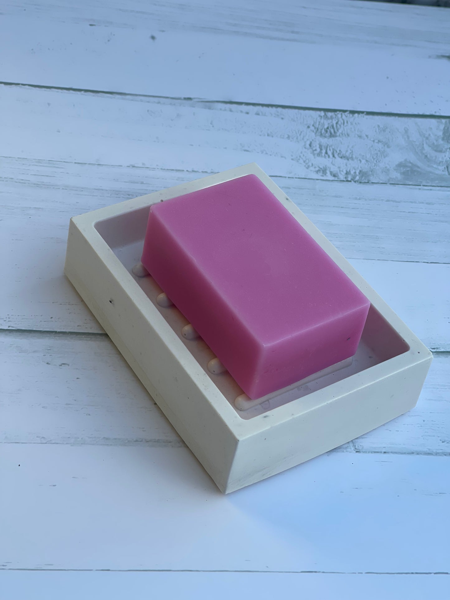 Handmade Jesmonite Rectangle Soap Holder