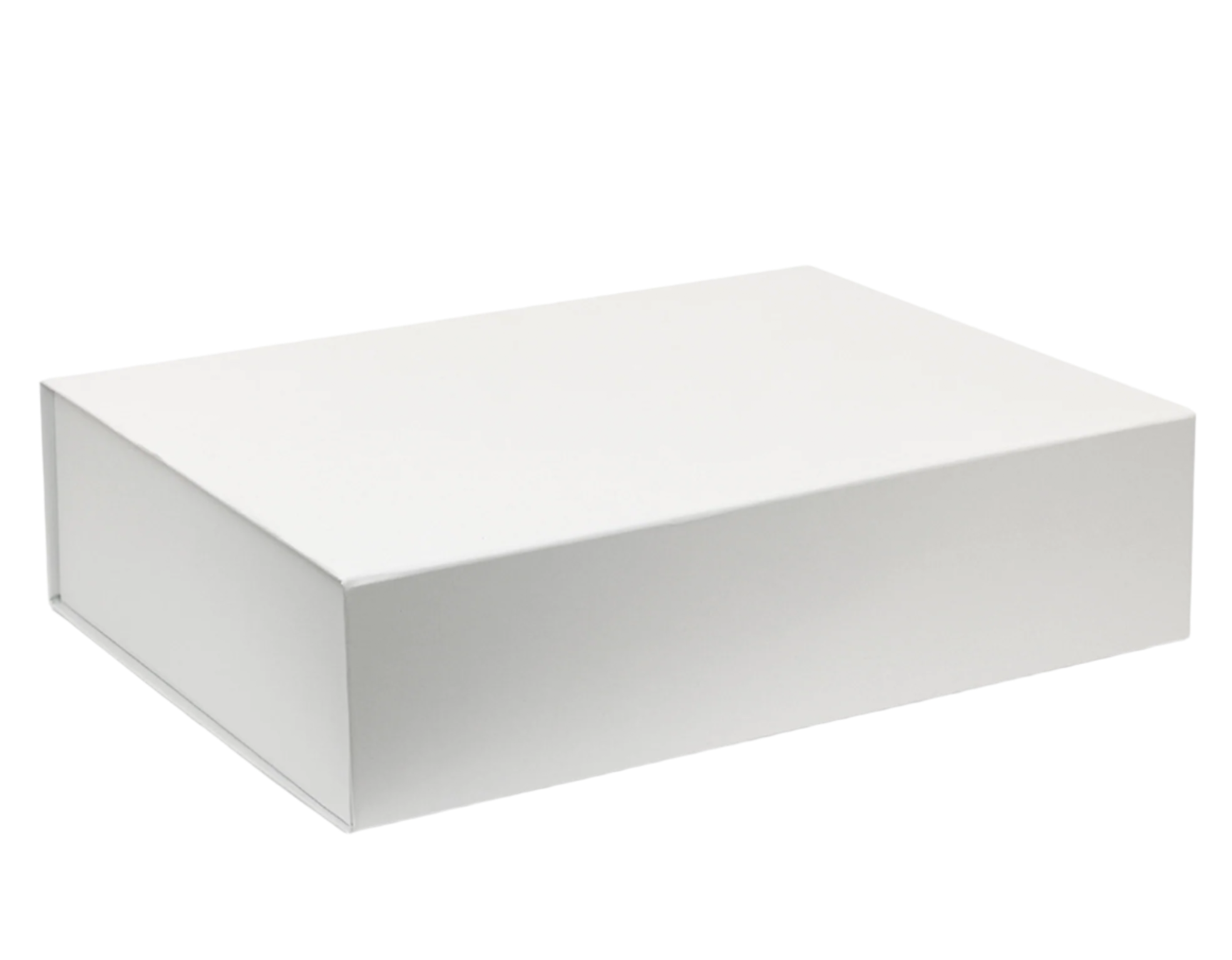White Magnetic Close Gift Box – Branded