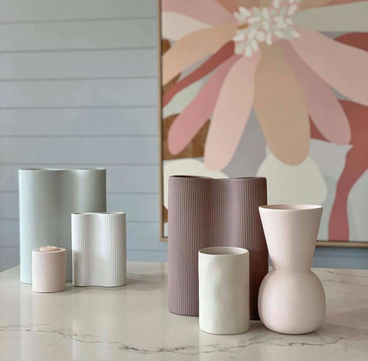 Cloud Vase Icy Pink (M)