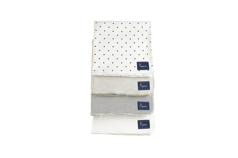 Petey Luxe White Organic Baby Wrap