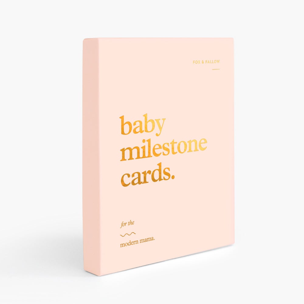 Baby Milestone Cards - Cream