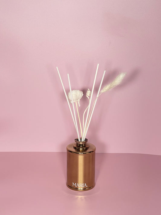 Copper Personalised Room Diffuser with preserved florals - 250ml