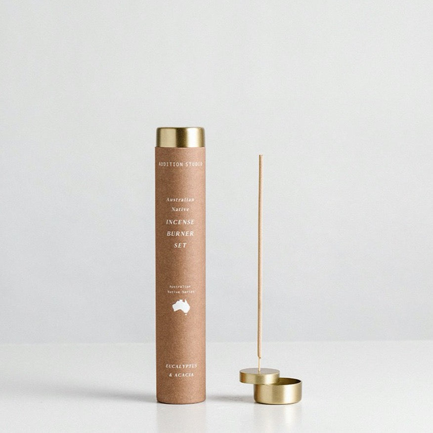 Addition Studio – Incense Burner Set Eucalyptus & Acacia